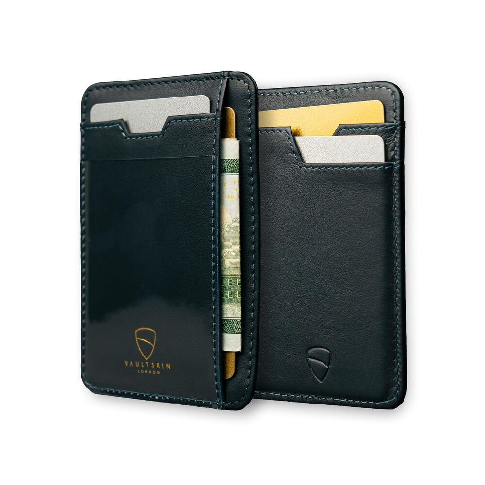6712 Slim RFID Wallet - Leather Front Pocket Minimalist Card Holder Wallet